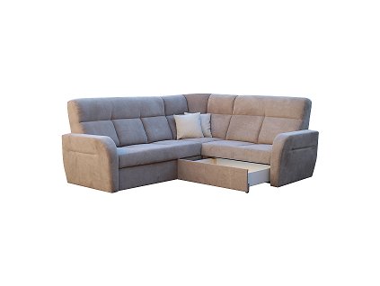 HENRI sed. souprava LEVÁ Brooklyn truffle/beige - světle hnědá/béžová (FE) - kolekce "E" (K250-Z)