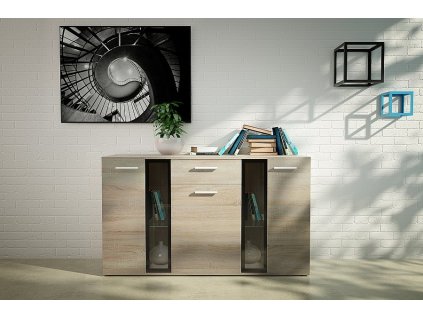 SORENTA - komoda lamino Dub sonoma (SALSA 35SASO20) "LP" (K150)