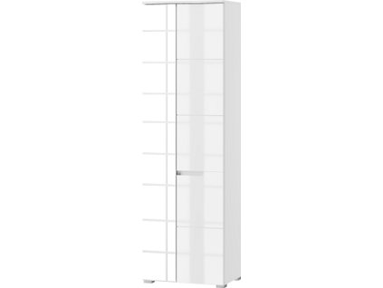 SAMOA 22 (SELENE 22) - SKŘÍŇKA 2D se zrcadlem - bílá mat / bílá lesk  (SZ) (K150-Z)