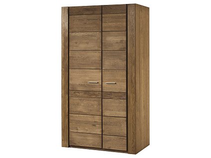 VANCOUVER 70  - skříň 2D - dub rustikal (smontovaný nábytek) (VELVET 70) (2 balíky) (SZ) (K150-Z)