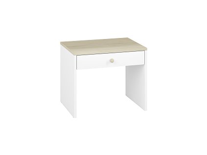 EMPOLI 15 -psací stůl 1S, lamino, bílá/ buk fjord (ML) (ELMO15=1BALÍK) ***DO VYPRODÁNÍ