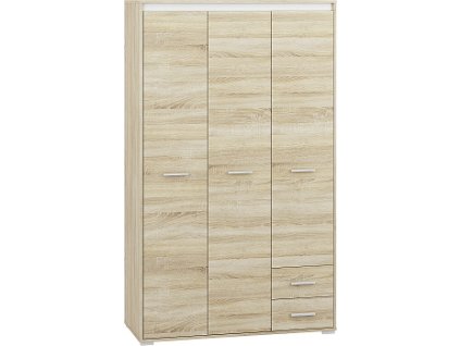 ANDY 01 -Šatní skříň 3D2S,lamino Dub sonoma (ML) (AVO01=3BALÍKY) (K150)