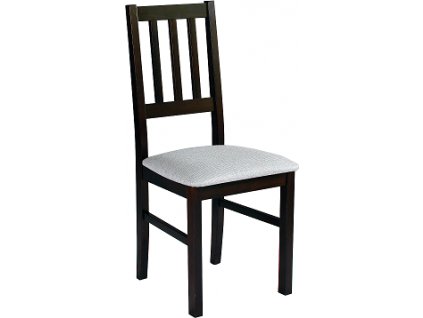 BOSANOVA 4 jídelní židle (BOSS 4) černá / světle šedá látka č.10*** (DM)- kolekce "DRE" (K150-E)