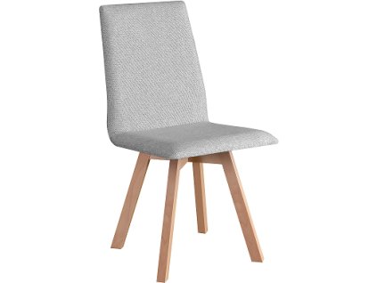 LUNETA 2  jídelní židle (LUNA 2) NOVÁ LÁTKA- nohy Buk / ŠEDÁ 1B-SORO 90 (DM) - kolekce "DRE" (K150-Z)