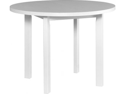 PENELOPE 2 ( POLI 2 )  - jídelní stůl kulatý lamino - BÍLÁ (borovice andersen) - kolekce "DRE" (K150-Z)