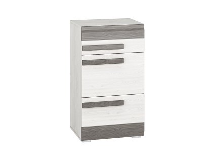 BERNIS 20N -botník 1S2K, lamino, borovice bílá/ borovice bílá/ šedá (ML) (BLANCO20N=1BALÍK) (K150)***