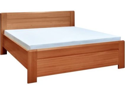 ELIZABET 2 BV (ELINOR 2 ) 180 - dřevěná postel s úp, masiv OŘECH  (newitg 180 bal.č.5) a rošty (č.14 BV26-2x bal.4/6) boční výklop- (CELKEM 6 BALÍKŮ),kolekce "FN" (Z)