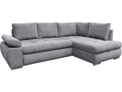 SKYLINE - Pravá -(SKY) sedací souprava látka šedá ASTON 16 kolekce "GB"  (K250)