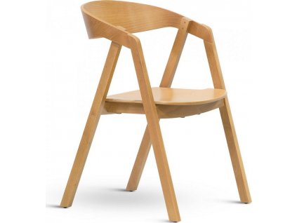 Bukové jídelní křeslo GURU odstín dub (Odstín odstín dub)