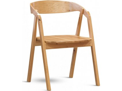 Dřevěné jídelní křeslo GURU XL dub (Odstín dub)