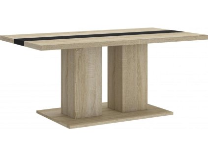 Konferenční stolek BORIS sonoma/černý pruh