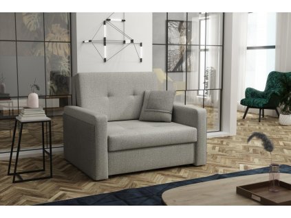 Rozkládací křeslo Vivian Mel I s úložným prostorem, šedá Centauri 02/centauri 05