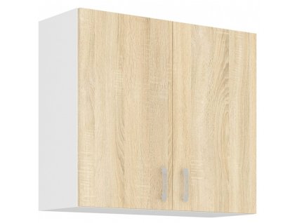 Horní kuchyňská skříňka Sally 80-G-72-2F, 2-dveřová, sonoma