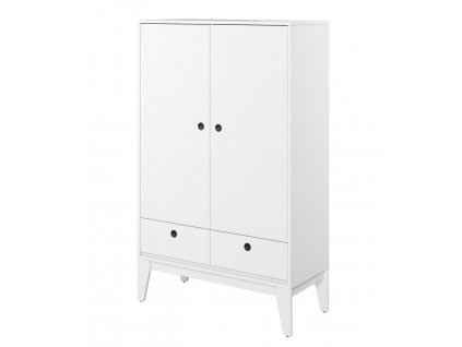 Skříňka FLERS 07 2D2S bílá