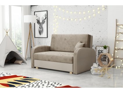 Rozkládací křeslo Vivian Soft II s úložným prostorem, béžová Mono232/ Sorriso5