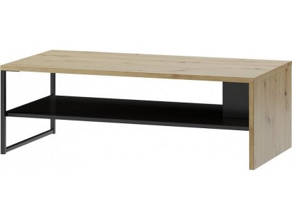 Konferenční stolek LUCAS 41, dub artisan/černá mat
