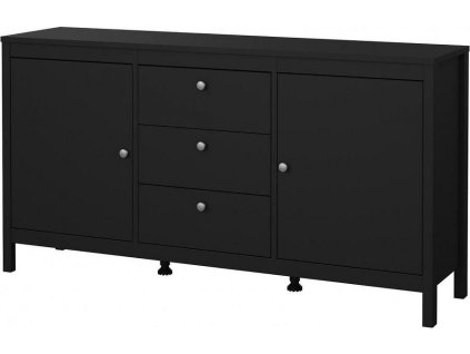 Komoda REAL 2D3S, černá