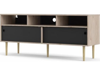 Televizní stolek Ruby hickory/černá