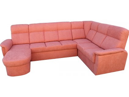 MODENA U Levá sedací souprava Primo 52 cihlová (FE) kolekce - "E"  (K250)