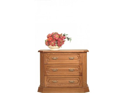 KOLUMBUS (KINGA-MALA)- komoda 3S -šuplíky Š.100xV.85 dřevo D3,kolekce"B" (K250-E)