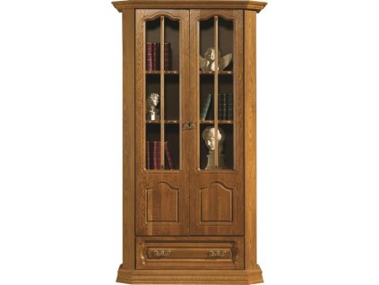 KOLUMBUS (KINGA)- knihovna dřevo D3-108 x 202 x 42 kolekce"B" (K250-E)