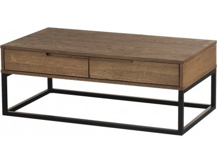 CAPRES (CERES) - KONFERENČNÍ STOLEK - dýha dub rustic / nohy kov (SMONTOVANÝ)- (SZ) (K150-Z)