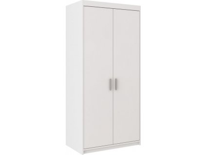 EVERLY 2D - skříň BEZ NÁDSTAVCE Bílá (ELENA WH02=2balíky) "LP" (K150-Z)