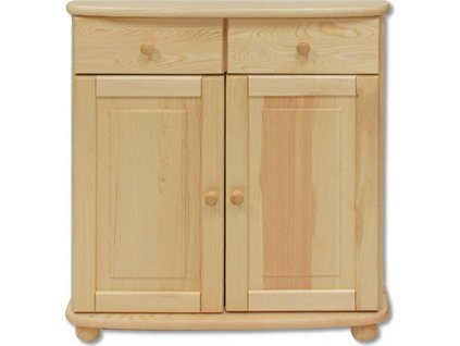 Komoda DK-142, 2D2S, masiv (Barva bez moření borovice)