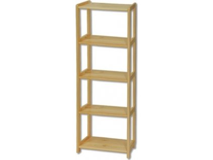 Policový regál GR-123 masiv (Barva bez moření borovice, Šířka 40 cm)