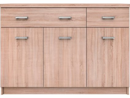 Komoda 3D2S, dub sonoma, TOPTY TYP 23