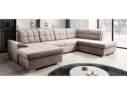 Sedací souprava OLIVER "U" (Varianta Whisper 3, Orientace levá)