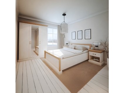 postel royal v interieri