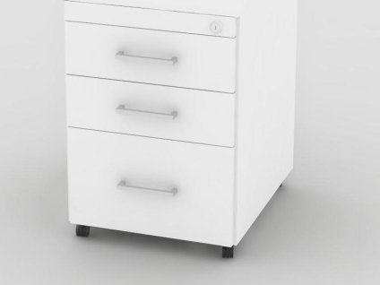 Kontejner REA OFFICE 61 se zámkem, BÍLÁ