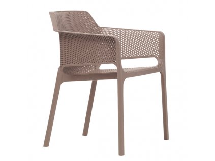 Stohovatelné designové křeslo NET (Odstín polypropylen fg antracite)