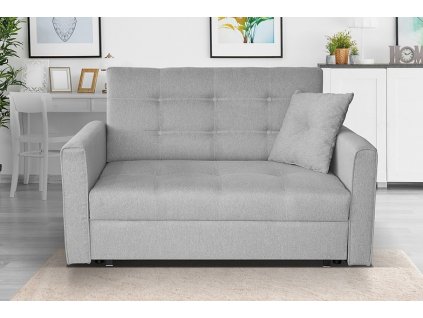 Rozkládací křeslo Vivian Lux II s úložným prostorem, šedá