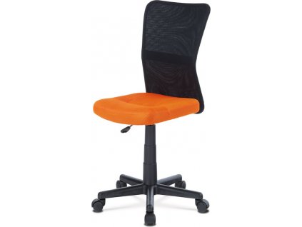 Dětská židle KA-2325 ORA, oranžová mesh, síťovina černá/černý plast