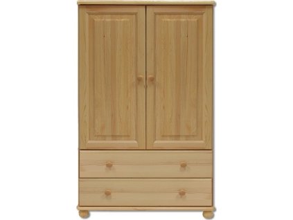 Skříňka DK-127, 2D2S, masiv (Barva bez moření borovice)