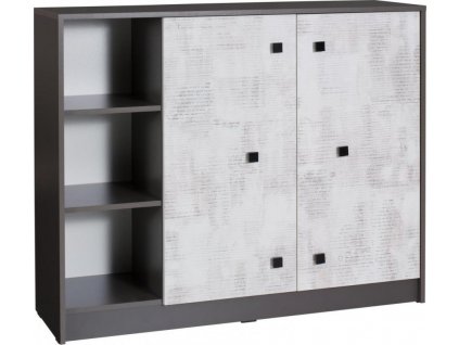 Skříňka TOMIO R9 grafit/enigma