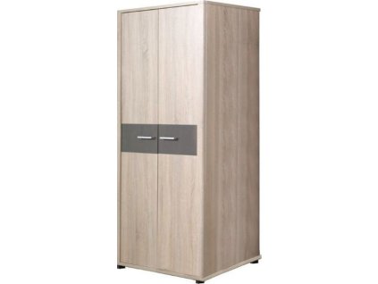 Šatní skříň Filemon R1 sonoma/grafit lesk