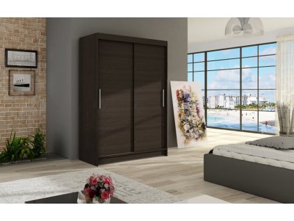 Šatní skříň Mikado I choco