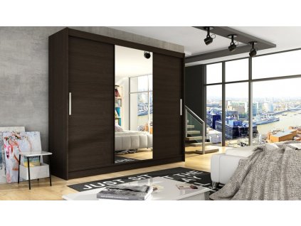 Šatní skříň Astana choco