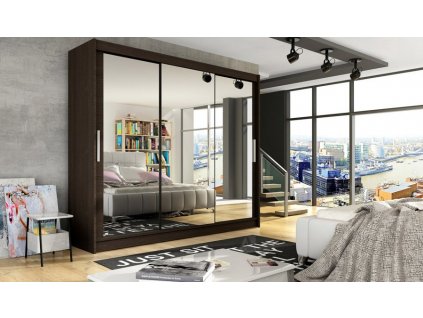 Šatní skříň Astana III choco