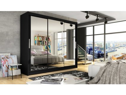 Šatní skříň Astana III černá