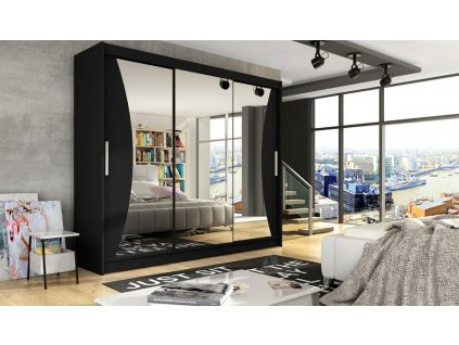 Šatní skříň Astana IV černá