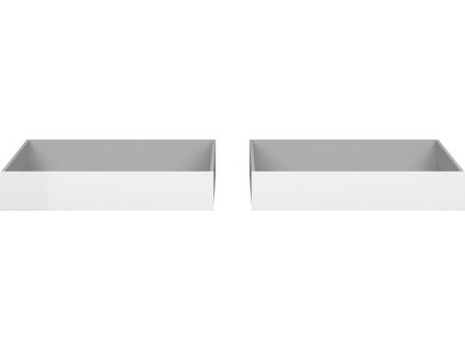 Úložný prostor Simplicity 242 bílý lesk