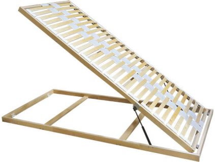 DOUBLE KLASIK PNEU PV č.16B -ROŠT 80x200 LAMELOVÝ , přední výklop -lamely pr. 35, kolekce "FN" (K150-E) MIMOŘÁDNÁ AKCE DO VYPRODÁNÍ ZÁSOB