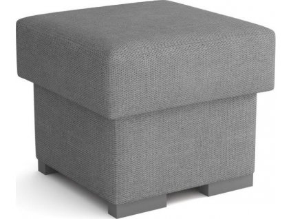 Taburet Norway s úložným prostorem, světle šedá