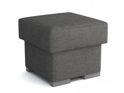 Taburet Norway s úložným prostorem, šedá