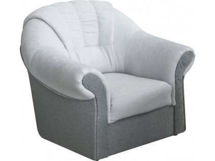 SPARTACUS křeslo (Sparta) látka korpus Gusto 94/sedák,opěrák Gusto 82 sv.šedá kolekce "GO" ***VÝPRODEJ