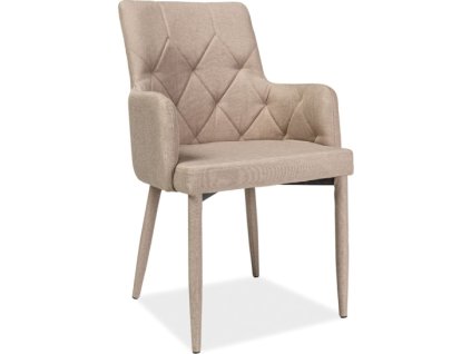 RICARDO -  jídelní židle látka béžová (RICARDOBE) (S) (K150-E)